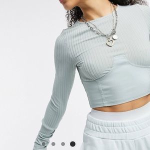 ASOS T-Shirt Corset Top